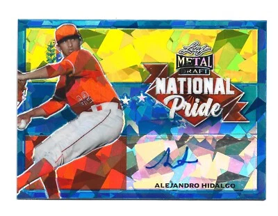 /15 Alejandro Hidalgo AUTOGRAPH RC Minnesota Twins 2021 Leaf Metal Draft AUTO - Image 1 of 2