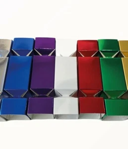 50 LARGE CRACKER GIFT BOXES, MIXED COLOURS, CHRISTMAS, PARTY FAVOURS, DECORATION - Picture 1 of 8