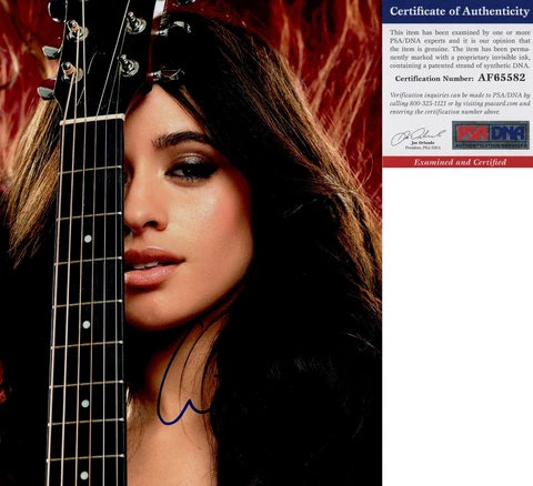 Camila Cabello Signed 11x14 Photo Havana Fifth Harmony 4 PSA/DNA COA Cover