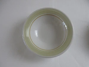 Genuine Stoneware Yellow Gold Soup Cereal Bowls Japan Set of ( 8 ) - Picture 1 of 3