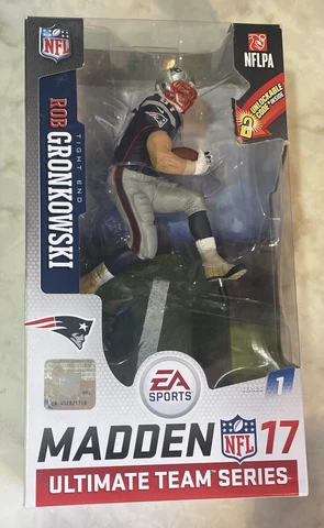 NEW ENGLAND PATRIOTS ROB GRONKOWSKI NFL MADDEN 17 TEAM SERIES 1 McFarlane NEW! Cover