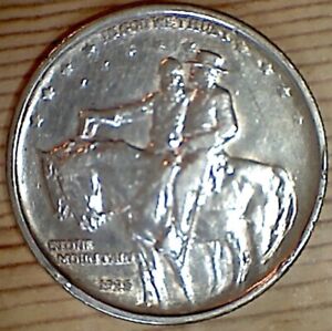 1925 Stone Mountain 50¢ Commemorative Half Dollar ~ 90% Silver S42