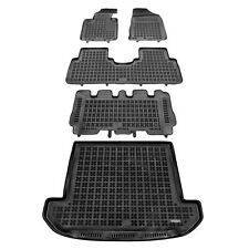 Produktbild - Satz Fußmatten und Matte für Kia SORENTO III  7-Sitzer-Version (3 Sitzreihe umge