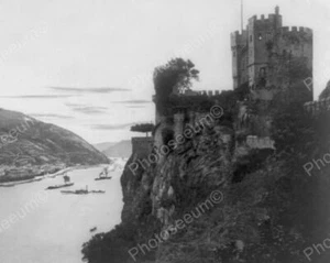 Assmannshausen Burg Rheinstein Castle Old 8x10 Reprint Of Photo - Picture 1 of 1