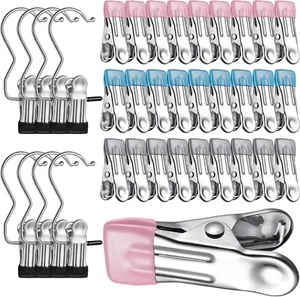 35 Pezzi Mollette per Bucato Acciaio Inox 304, Multifunzione Mollette Bucato, Mo - Foto 1 di 12