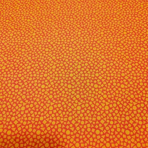 21" Tonal Orange Geometric Print Unbranded - Picture 1 of 3