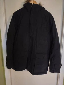 Tommy Hilfiger Men's Black Winter Jacket w/Hoodie Size M - Picture 1 of 7