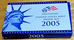 2005 Clad Proof 11 Coin Set U.S. Mint Original Government Packaging OGP COA - Picture 1 of 3