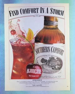 Anuncio impreso revista vintage años 90 SOUTHERN COMFORT decoración cueva - Imagen 1 de 1