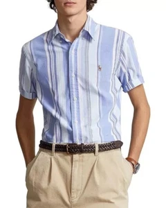 Polo Ralph Lauren Mens Classic-Fit Oxford Button Down Shirt , Blue , S - Picture 1 of 4