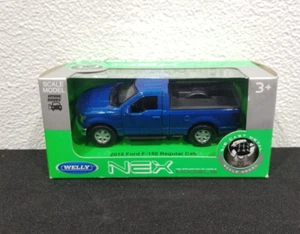 WELLY 1:32? DIECAST CAR FORD 2015 F-150 REGULAR CAB PICKUP TRUCK F150 BLUE NEX - Picture 1 of 3