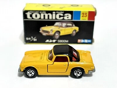 Tomica Caja Negra Nº23 Honda S800M ULTRA RARO NUEVO CON CAJA AMARILLA Foto 1 de 4