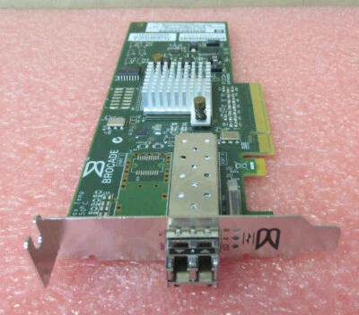 HP Brocade AP769 8Gb PCI-E Single FC HBA Card 1x 8G SFP 571520-001 80-1002325-03 - Image 1 of 4