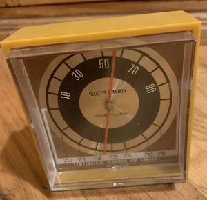 Vintage Westclox Relative Humidity Gauge Made In USA Desk Tabletop 1970’s Rare - Picture 1 of 8