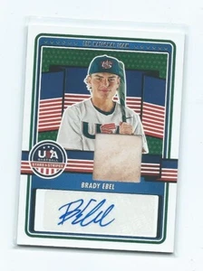 2023 Panini USA Stars & Stripes-Brady Ebel  Autograph /Jersey-Dodgers - Picture 1 of 1