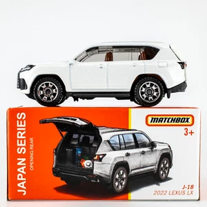 2023 Matchbox Japan Series J-18 2022 Lexus LX EMINENT WHITE PEARL | FSB - Picture 1 of 1