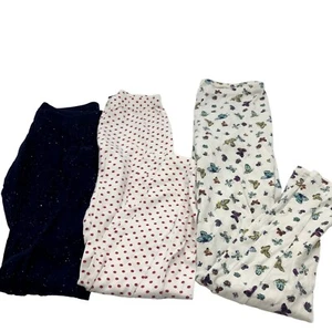 Girls Size L 14-16 Lightweight Lounge Pants BUNDLE Pajama Pant Old Navy - Picture 1 of 6