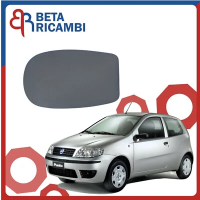 Specchietto Punto 188 Vetro Sinistro Sx Destro Dx Fiat Punto 2 Ambo Lati Termica - Immagine 1 di 4