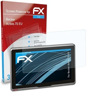 atFoliX 3x Película Protectora para Becker Active.7S EU transparente - Imagen 1 de 9