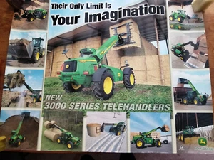 John Deere 3000 Series Telehandler Dealer Showroom Display Poster - Bild 1 von 9