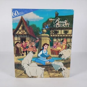 Disney Beauty and the Beast 60 Piece Jigsaw Puzzle Parker Brothers Vintage - Picture 1 of 12