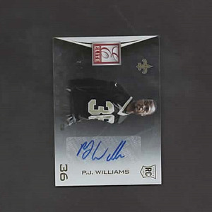 2015 Panini Donruss Elite Rookie Signatures #ERS-PJW P.J. WILLIAMS *Rookie Card*