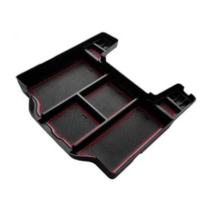 Rote Mittelarmlehne Aufbewahrungsbox für Dodge RAM 1500 2500 3500 19-24 - Picture 1 of 6