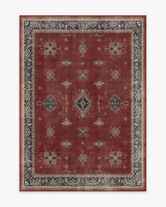 Ruggable Verena Amber Red Rug - All Sizes [NEW 💎] - Picture 1 of 11
