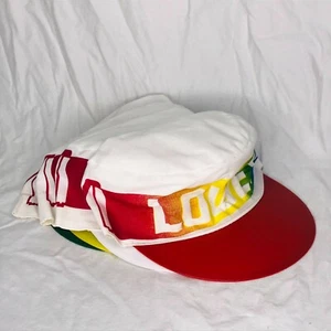 Lote de 4 gorras de pintor vintage amarillas rojas blancas verdes de Lowe's hardware talla única nuevo de lote antiguo - Imagen 1 de 3