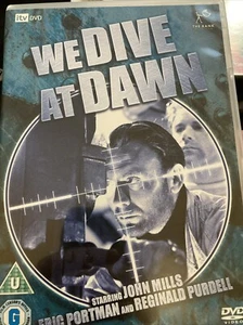 We Dive at Dawn DVD WHK John Mills Classic, claustrophobic WWII thriller - Picture 1 of 2