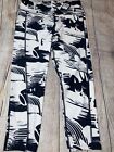 Under Armour 1X Ankle Crop Compression Fit Leggings Black White NEW
