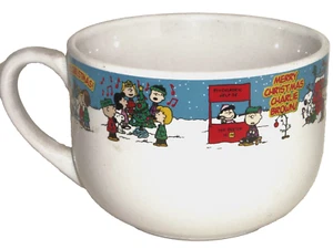 Taza de café Charlie Brown Reanuts Snoopy Feliz Navidad taza tazón galería vintage - Imagen 1 de 3