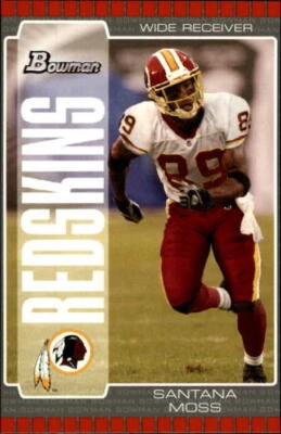2005 Bowman #84 Santana Moss - NM-MT - Image 1 of 2