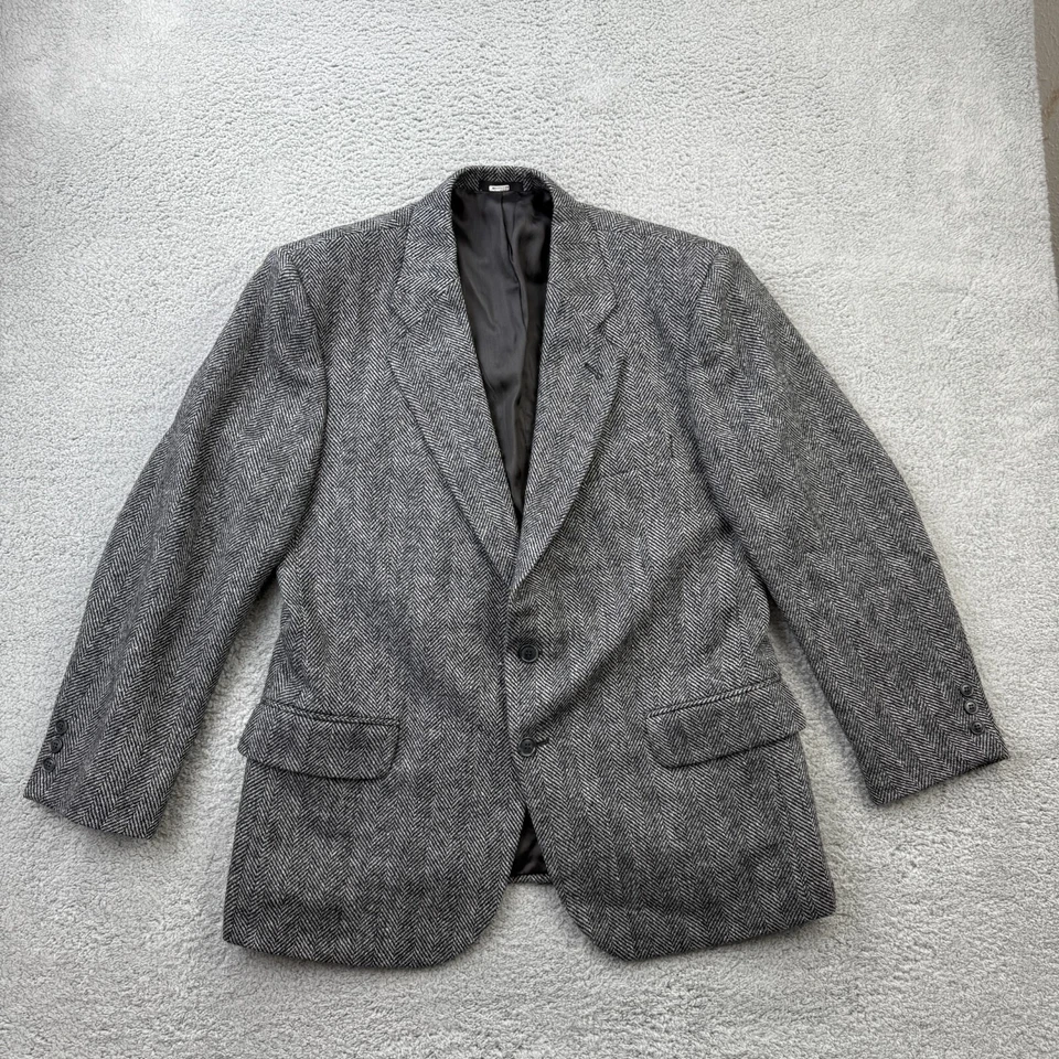 Blazer Barrington Para Hombres 42S Gris Espiga Traje Chaqueta Abrigo Deportivo Foto 1 de 4