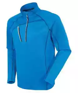 Sunice - Men's Alexander Technical Layers Pullover, Vibrant Blue/Pure White, M - Picture 1 of 4