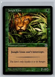 Jungle Lion NM Portal Magic the Gathering MTG - Picture 1 of 2
