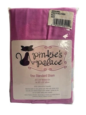 Almohada de colección Pinkie’s Palace falsa gato negro rosa guepardo gatito de Hollywood nueva Foto 1 de 4