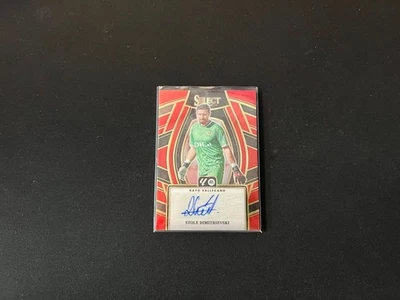 2023-24 Panini Select La Liga Soccer Select Signature Red #48 Stole Dimitrievski - Image 1 of 2