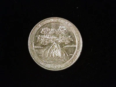 2020-W V75 Salt River Bay Quarter, Circulated (1). Free Shipping! - Image 1 of 2