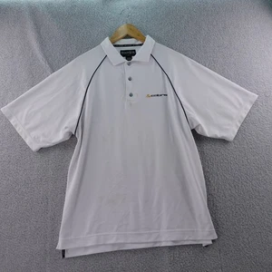 FootJoy Cobra Golf Polo Shirt Mens M White Short Sleeve Performance Embroidered - Picture 1 of 10