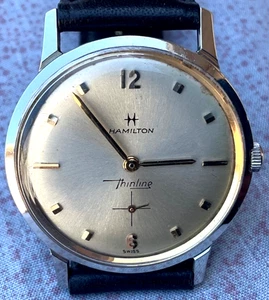 OROLOGIO DA POLSO UOMO HAMILTON AUTOMATICO INOX 33mm ETA 2451 Fresh Service Swiss - Foto 1 di 9