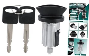 Ignition Switch Lock Cylinder Tumbler 2 Keys Fits for Ford F250 F350 Super - Picture 1 of 7