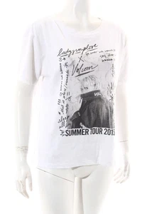 VOLCOM Camiseta Mujeres Camisa Talla EU 36 blanco-negro look casual - Imagen 1 de 5