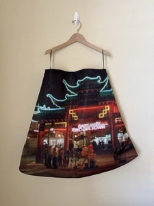 Grover Rad Gateway Trapeze Dress Multicolor Medium - Picture 1 of 7