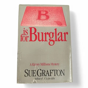 B is for Burglar by Sue Grafton Hardcover Book Kinsey Millhone Alphabet Series - Picture 1 of 7