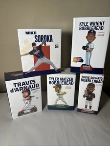 (5) Atlanta Braves SGA Bobbleheads - Rosario, Wright, Matzek, Soroka, d'Arnaud - Foto 1 di 16