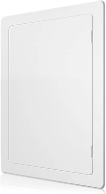 Painel de acesso de drywall 8x16 polegadas plástico branco tampa de furo de parede porta encanamento - Imagem 1 de 4