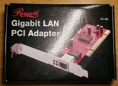 Rosewill Gigabit PCI Lan Card RC400 *NEW* - Image 1 of 3