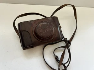 ZORKI Kamera Sowjetische Leica Spiegelreflexkamera mit Ledertasche - Picture 1 of 9