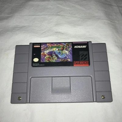 TMNT IV: Turtles in Time SNES Authentic! Works! Clean! - Image 1 of 4